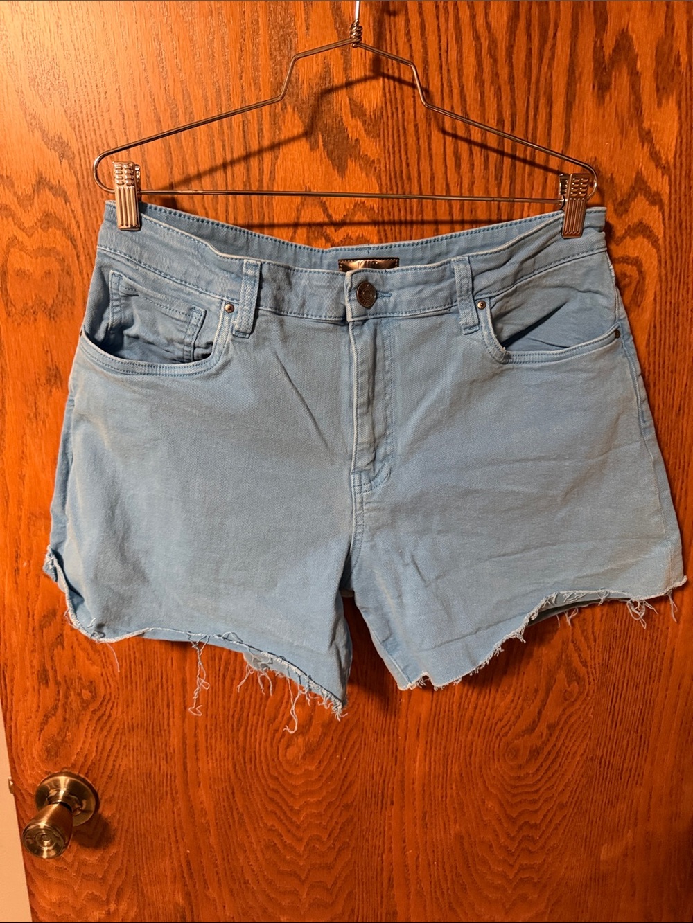 Kut from the Kloth Light Blue Denim Cutoff Shorts